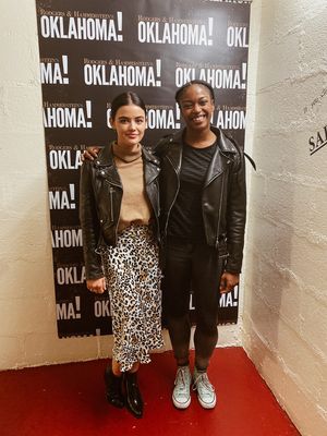 Lucy Hale with Aisha Mitchell Photo