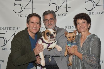 Seth Rudetsky, Bill Berloni and Dorothy Berloni with Myrtle and Little Ricky Photo