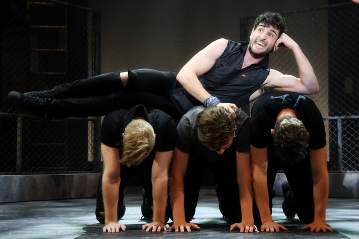 Alex Stewart (Action) and the cast of WEST SIDE STORY. at 