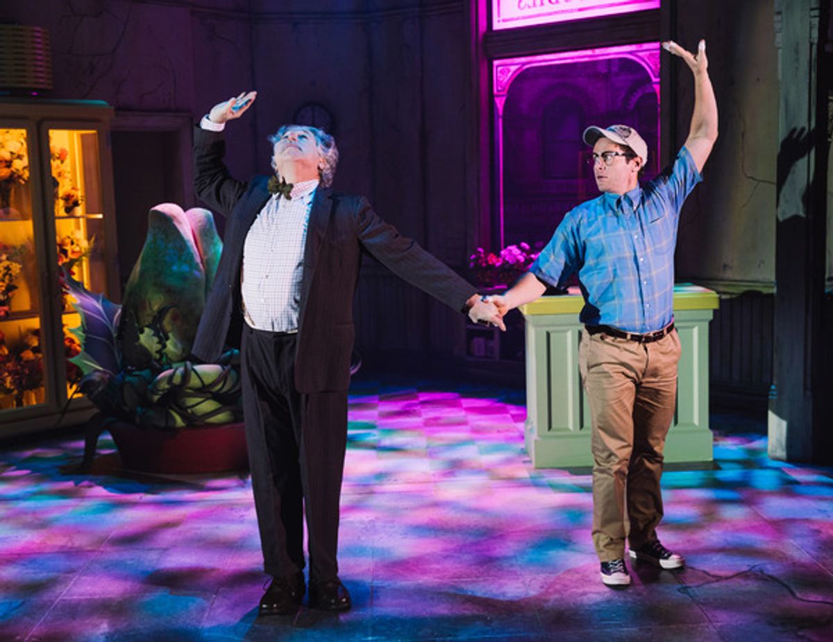 Tom Alan Robbins and Jonathan Groff at 