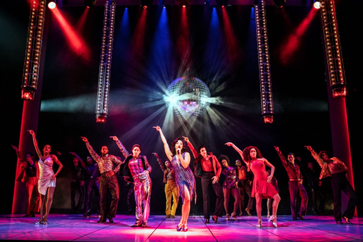 Alex Hairston (Disco Donna) and the Company of SUMMER at 