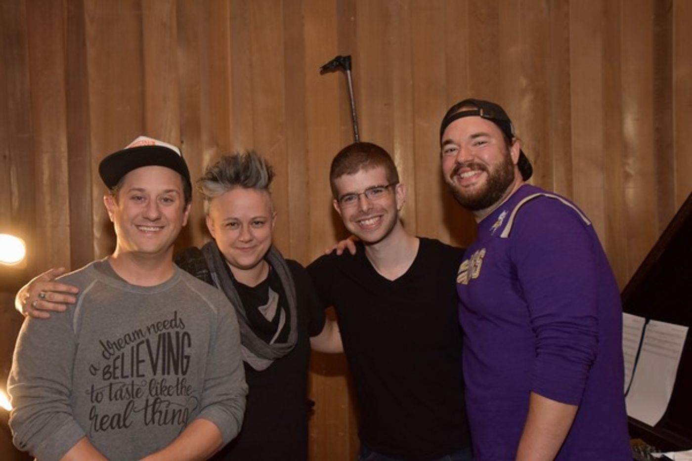 BWW Exclusive: Christopher Fitzgerald and WAITRESS Cast Keep a Secret for 'Carols For A Cure'  Image