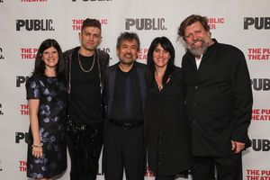 Mandy Hackett, Sam Pinkleton, David Henry Hwang, Leigh Silverman, and Oskar Eustis @ BroadwayWorld Mandy Hackett, Sam Pinkleton, David Henry Hwang, Leigh Silverman, and Oskar Eustis Photo