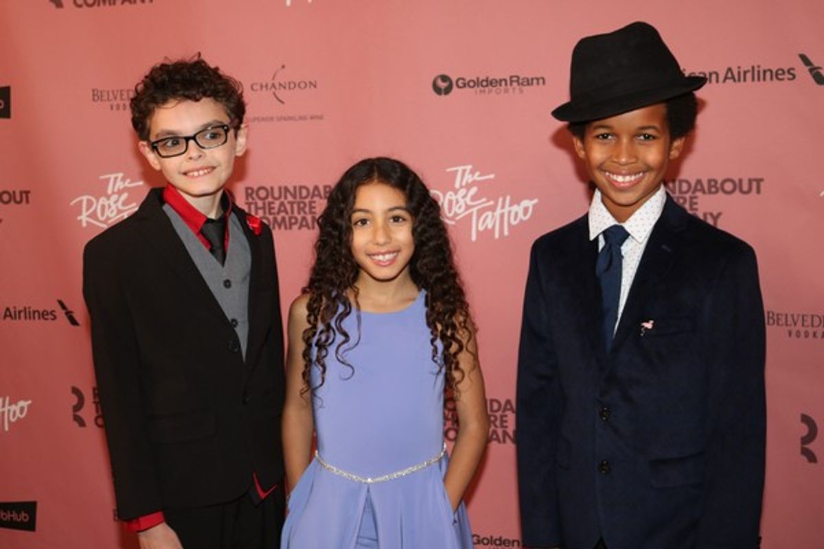 Jacob Michael Laval, Isabella Iannelli and Alexander Bello at 