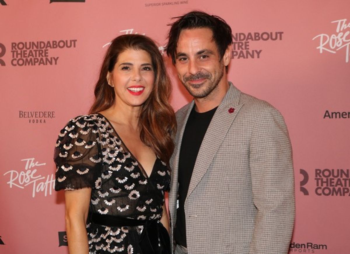 Marisa Tomei and Emun Elliott at 