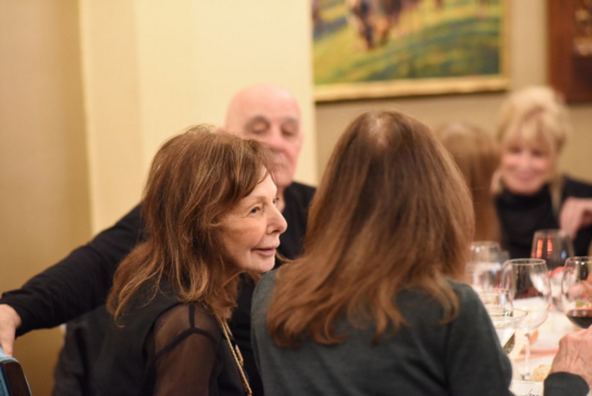 Elaine May attends Joseph Feury''s Fioretti: Through the Window exhibit. at 