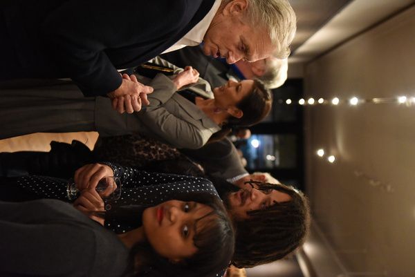 Michael Douglas and Taylor A. Purdee chat during Joseph Feury''s Fioretti: Through th Photo