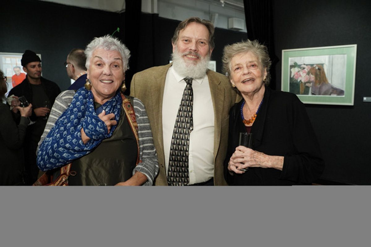 Tyne Daly and Joyce Van Patten attend Joseph Feury''s Fioretti: Through the Window exhibit. at 