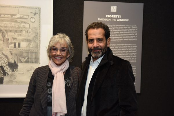 Actors Tony Shalhoub and Brooke Adams arrive at Joseph Feury''s Fioretti: Through the Photo