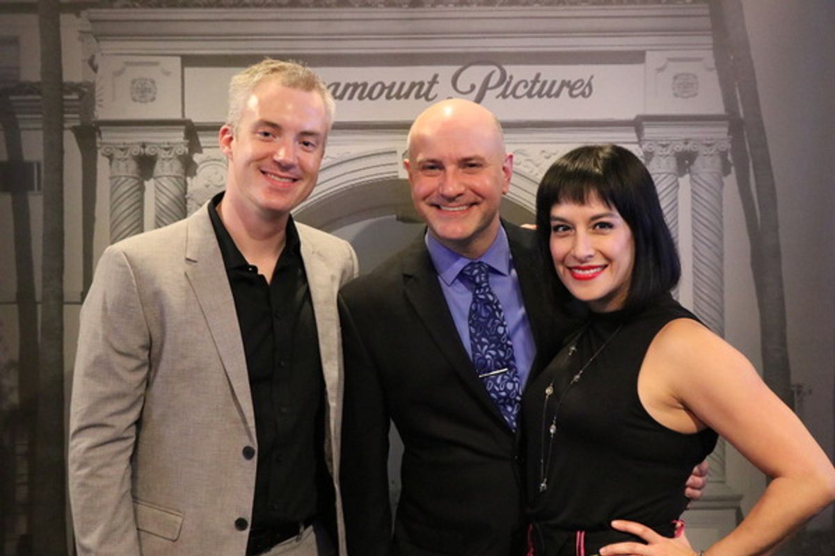 Music Director Aaron Benham, Director Michael Weber and Choreographer Shanna Vanderwerker at 