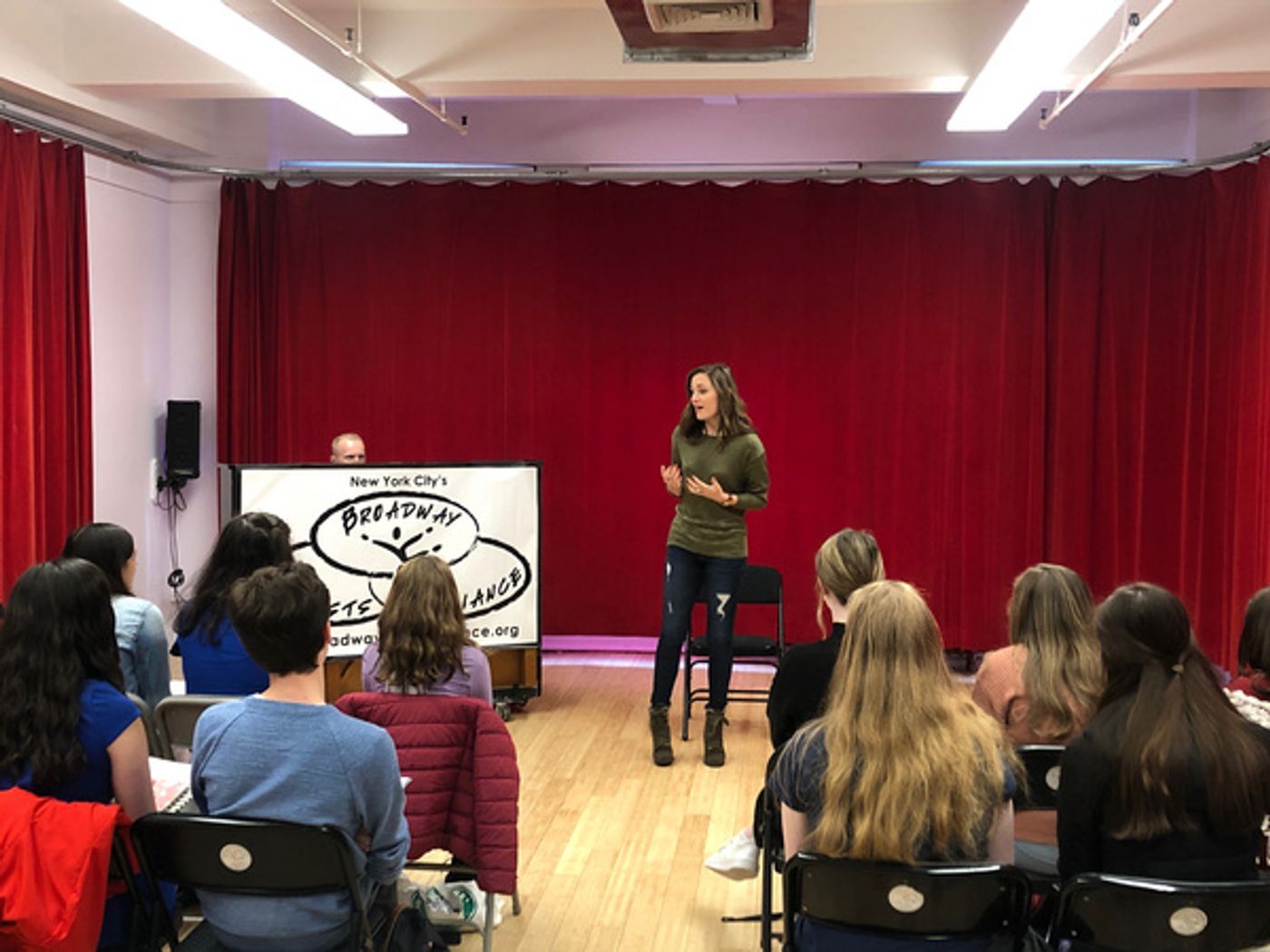 Photo Flash: Laura Osnes Teaches at One Day Master Class With Broadway Artists Alliance Photo Flash: Laura Osnes Teaches at One Day Master Class With Broadway Artists Alliance Image