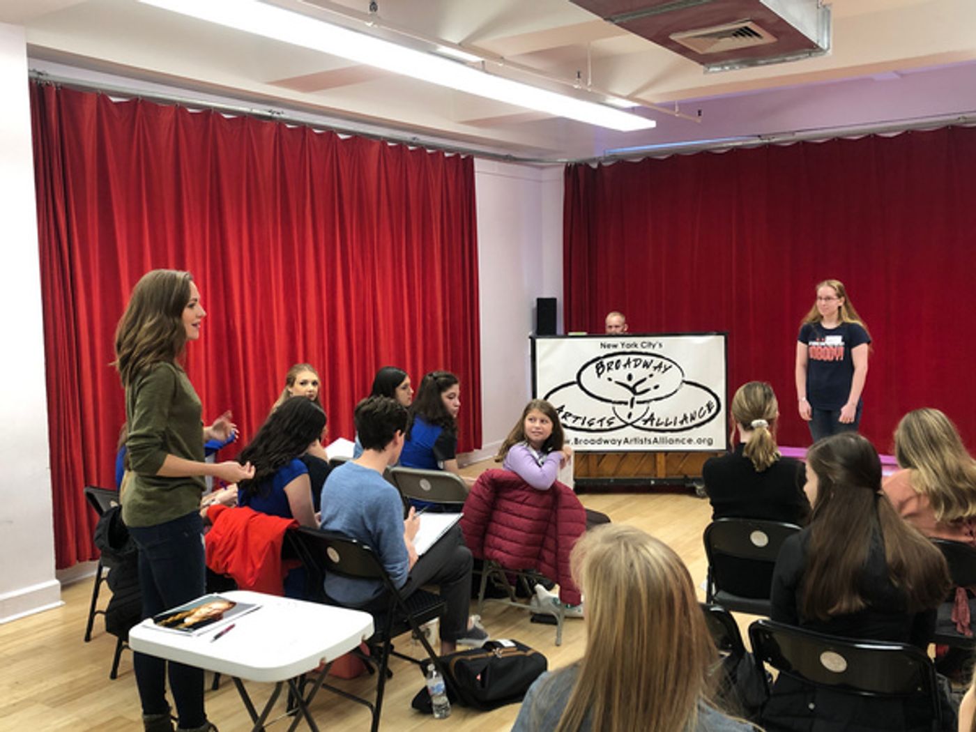 Photo Flash: Laura Osnes Teaches at One Day Master Class With Broadway Artists Alliance Photo Flash: Laura Osnes Teaches at One Day Master Class With Broadway Artists Alliance Image