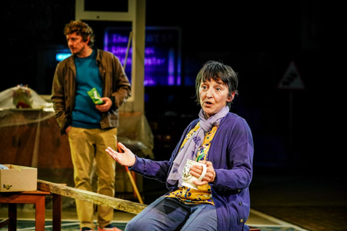 Jack Wilkinson and Angela Bain at 