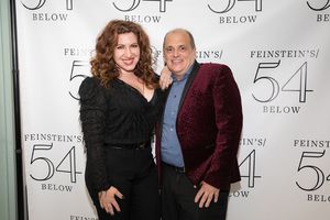 Publicist Lydia Liebman and Musical Artist John Minnock backstage at Feinstein''s/54 Below on September 20, 2019 Photo by Leslie Farinacci @ BroadwayWorld Publicist Lydia Liebman and Musical Artist John Minnock backstage at Feinstein''s/54 Photo