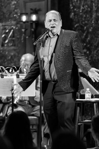 John Minnock on stage at Feinstein''s/54 Below on September 20, 2019    Photo by Lesl Photo