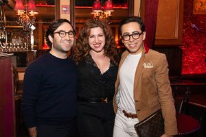 Andrew Favorito, Lydia Liebman and Alexander Romero at Feinstein''s/54 Below on Septe Photo