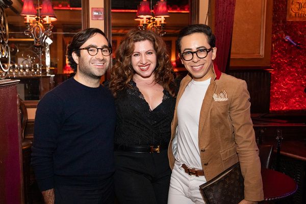 Andrew Favorito, Lydia Liebman and Alexander Romero at Feinstein''s/54 Below on Septe Photo