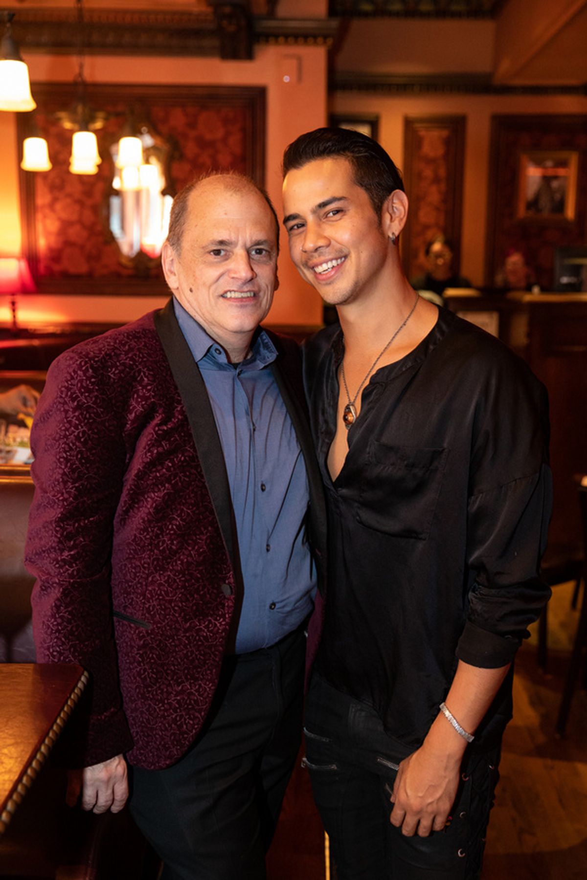 Musical Artists John Minnock and Dyllan White at Feinstein''s/54 Below on September 20, 2019    Photo by Leslie Farinacci at 