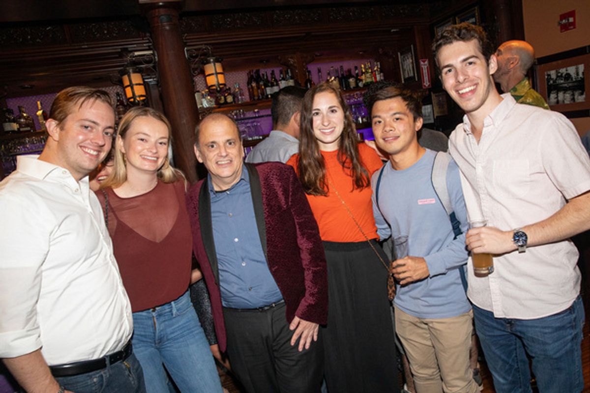 Aaron Brandon, Taylor Nederlander, John Minnock, Claire Robins, Joe Liao and Tyler Reskovac at Feinstein''s/54 Below on September 20, 2019    Photo by Leslie Farinacci at 