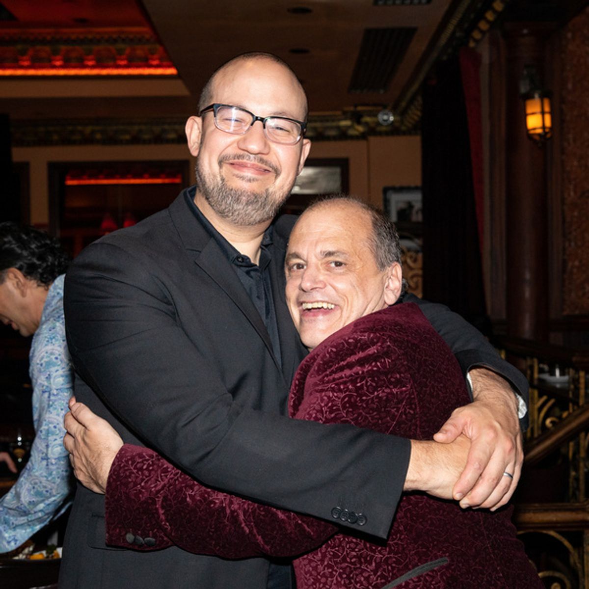 Willy Rodriguez and John Minnock at Feinstein''s/54 Below on September 20, 2019    Photo by Leslie Farinacci at 