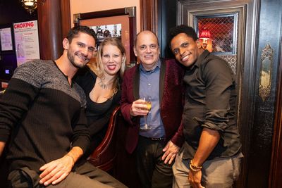 Christopher Trepinski, Kati Thrasher, John Minnock and Michael Lacey at Feinstein''s/ Photo