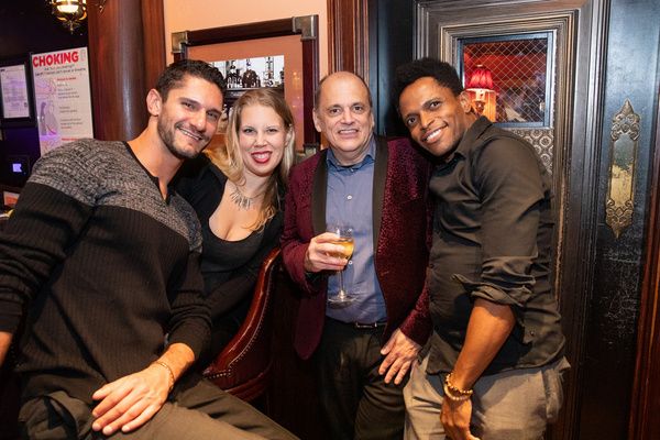 Christopher Trepinski, Kati Thrasher, John Minnock and Michael Lacey at Feinstein''s/ Photo