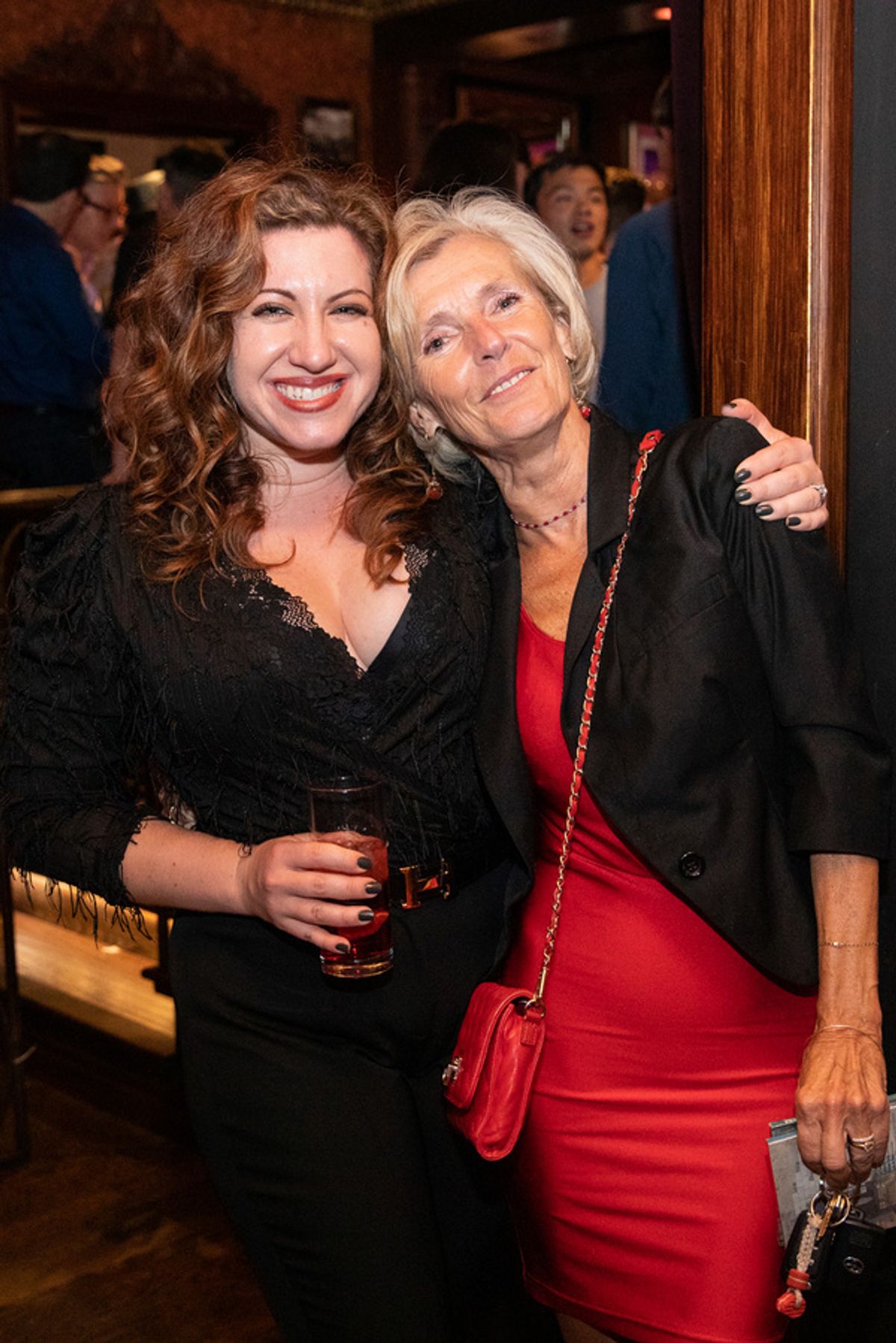 Publicist Lydia Liebman with Hot House Publisher Gwen Kelley at Feinstein''s/54 Below on September 20, 2019    Photo by Leslie Farinacci  at 