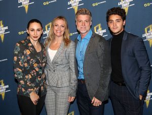 NEW YORK, NY - OCTOBER 16: (L-R) Lauren Patten, Elizabeth Stanley, Sean Allan Krill and Antonio Cipriano pose at the opening night of the new musical based on the film "The Lightning Thief: The Percy Jackson Musical" on Broadway at The Longacre Theatre on October 16, 2019 in New York City (Photo by Bruce Glikas/WireImage) @ BroadwayWorld NEW YORK, NY - OCTOBER 16: (L-R) Lauren Patten, Elizabeth Stanley, Sean Allan Krill a Photo