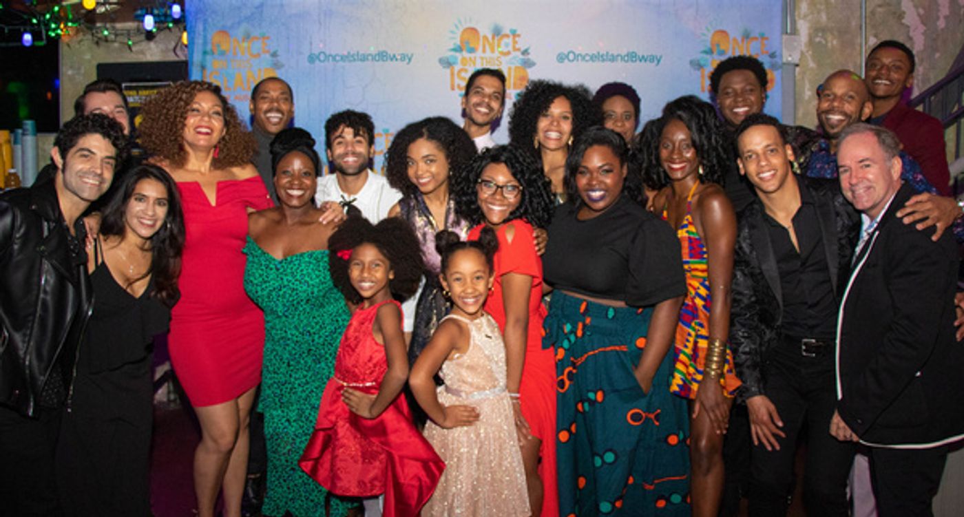 Photo Flash: ONCE ON THIS ISLAND Tour Cast and Creatives Celebrate Opening Night Photo Flash: ONCE ON THIS ISLAND Tour Cast and Creatives Celebrate Opening Night Image