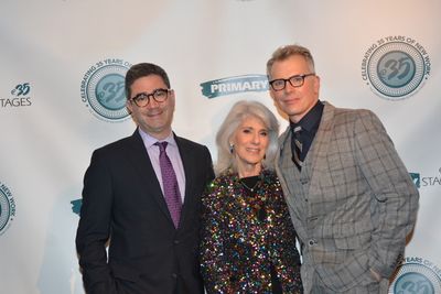 Jonathan Tolins, Jamie deRoy and Robert Clary Photo