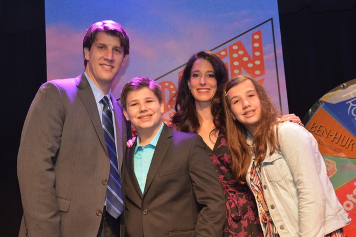 Jason Turchin, Joshua Turchin, Kira Turchin and Shaina Turchin at 