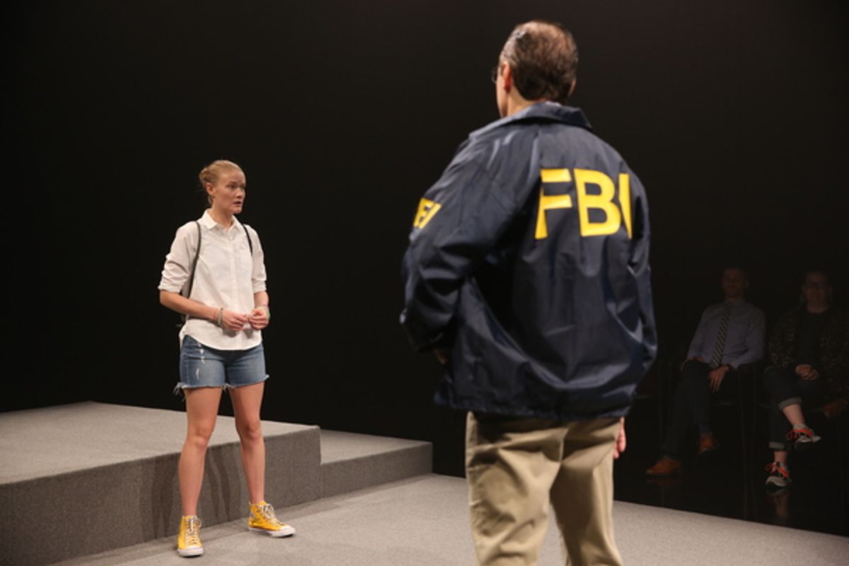 Pete Simpson, Emily Davis at 