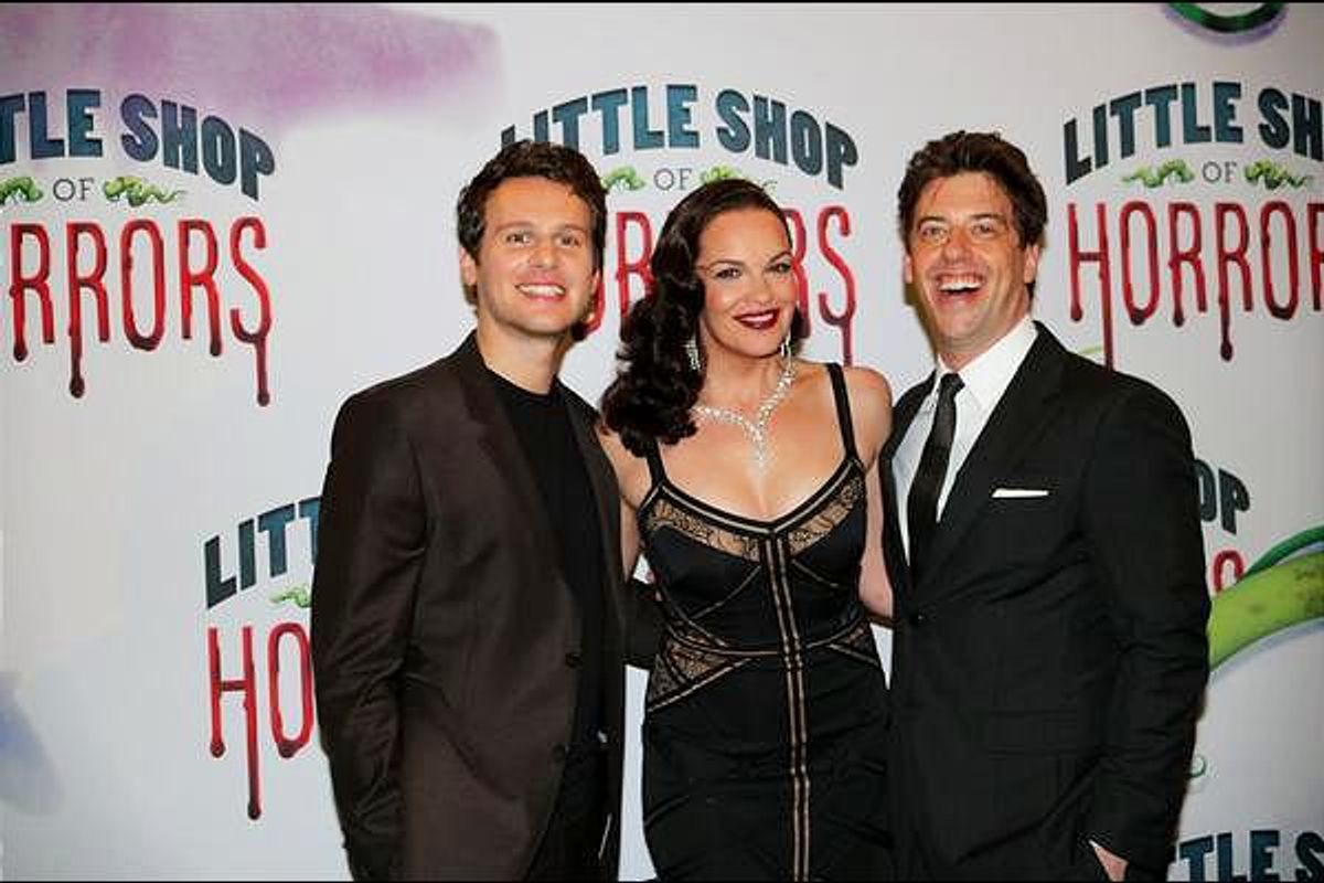 Jonathan Groff, Tammy Blanchard and Christian Borle at 