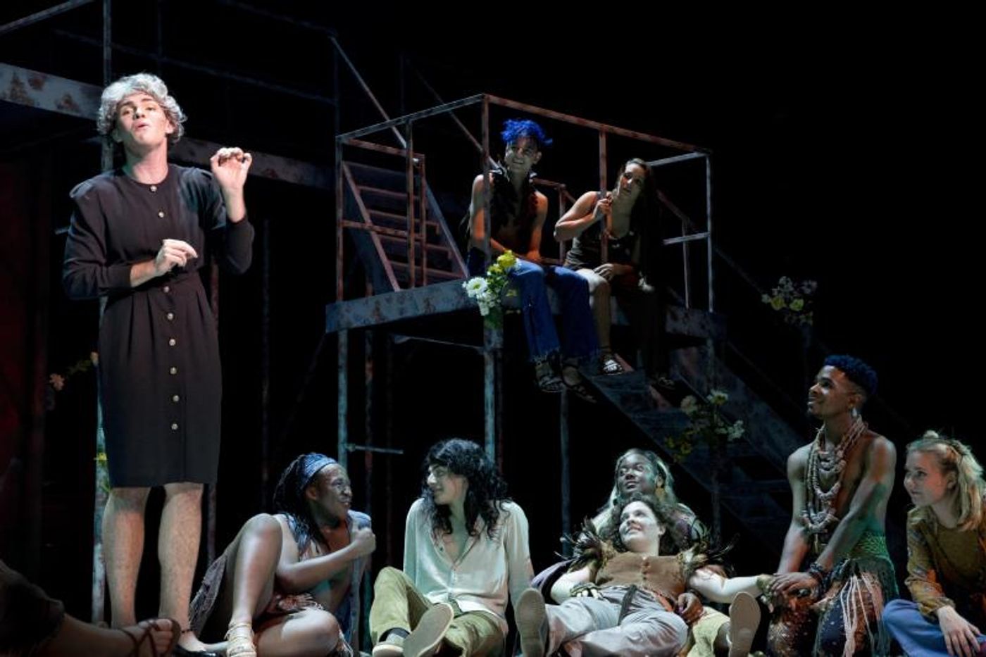 Review: Peace, Love, and the Sun Shines in Theatre UAB's HAIR: THE AMERICAN TRIBAL LOVE-ROCK MUSICAL at Alys Stephens Center. Review: Peace, Love, and the Sun Shines in Theatre UAB's HAIR: THE AMERICAN TRIBAL LOVE-ROCK MUSICAL at Alys Stephens Center. Image