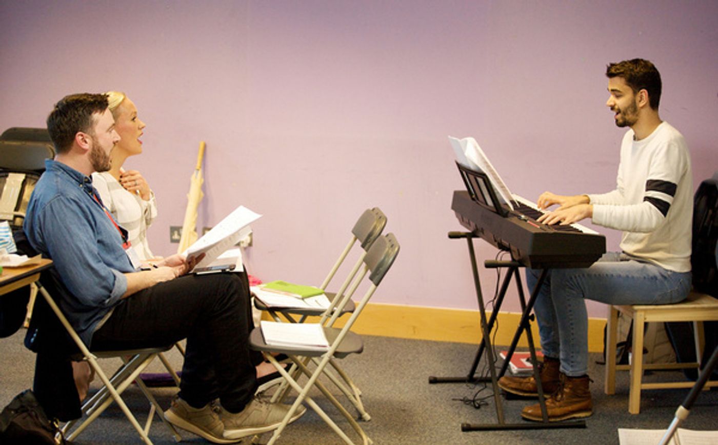 Photo Flash: Gemma Maclean And Ben Morris In Rehearsal For I DO! I DO!  Image