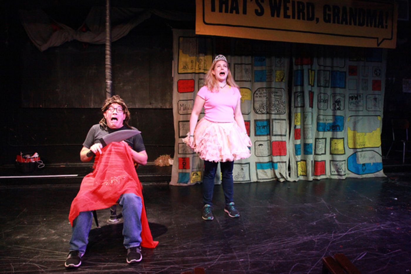 Photo Flash: First Look at THAT'S WEIRD GRANDMA: Goes Trick or Treating at the Neo-Futurist Theater  Image