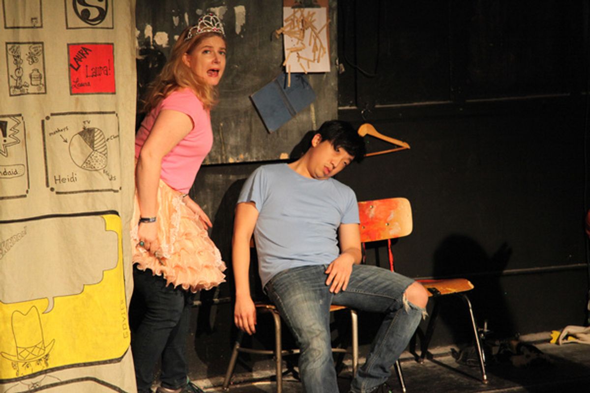 Rachel Wilson and Nic Park at 