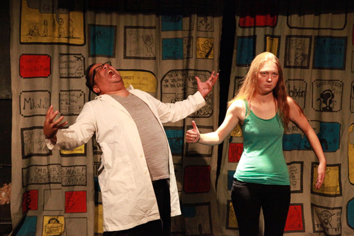 Linsey Falls and Cedar Larson at 