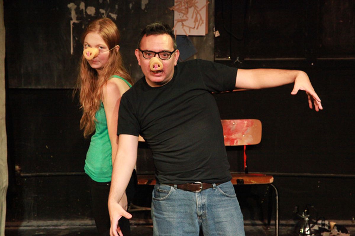 Cedar Larson and Tom Malinowski at 