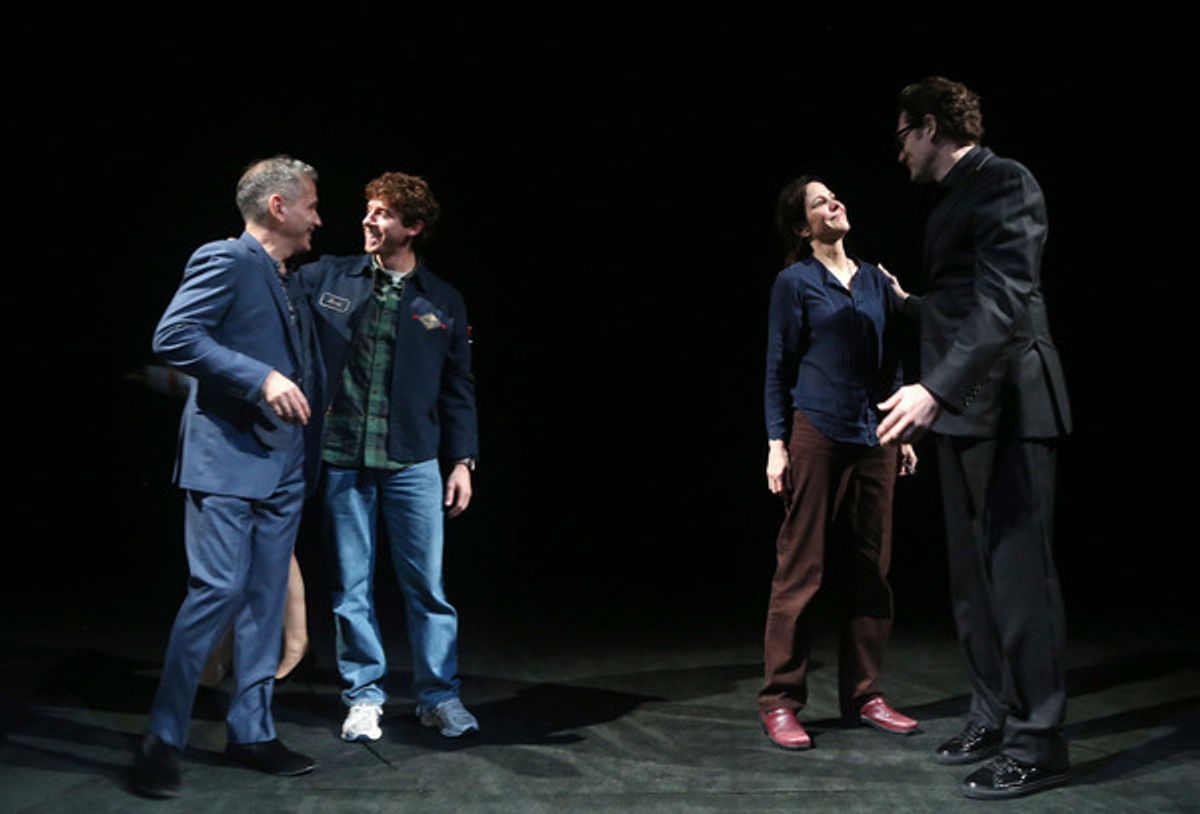 David Cromer, Will Hochman, Mary-Louise Parker and Playwright Adam Rapp  at 