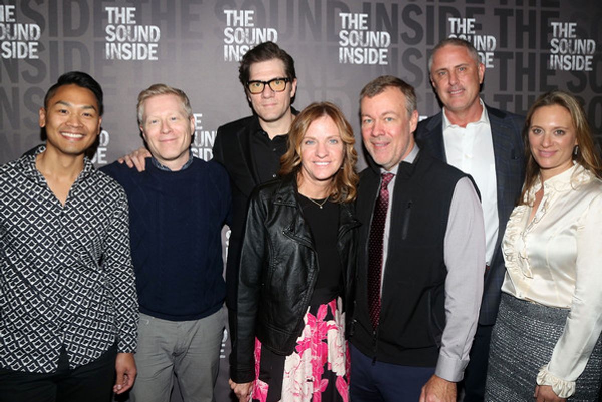 Alyssa Rapp, Anthony Rapp,  Playwright Adam Rapp, Anne Rapp and family  at 