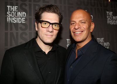 Playwright Adam Rapp and Agent Mark Subias  Photo