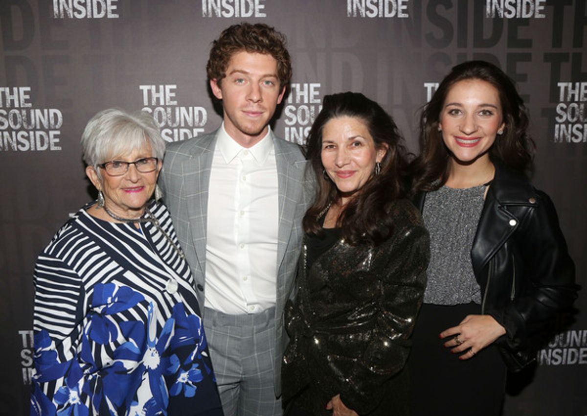Will Hochman and his grandmother, mom and sister  at 