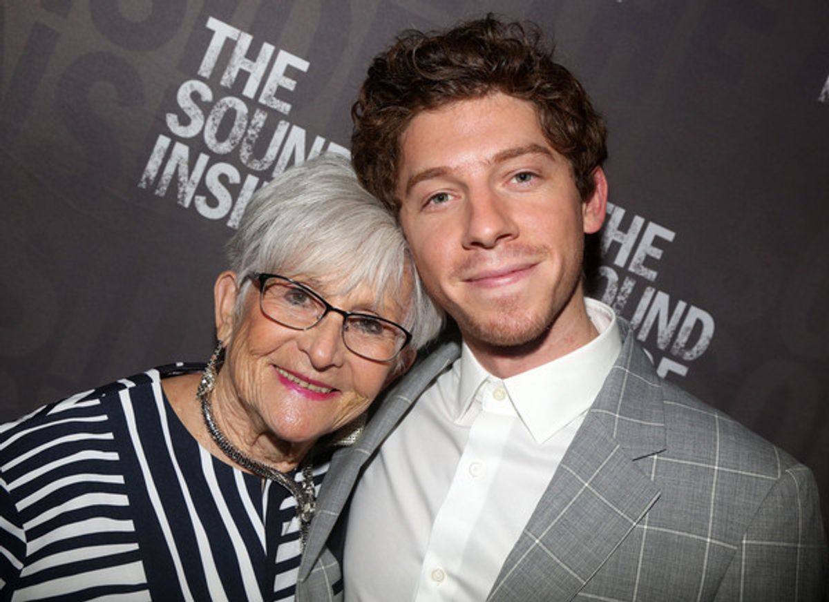 Will Hochman and his grandmother  at 
