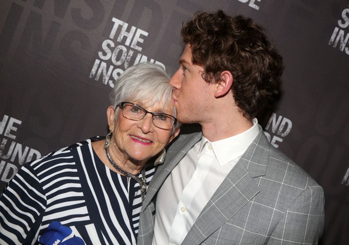Will Hochman and his grandmother  at 