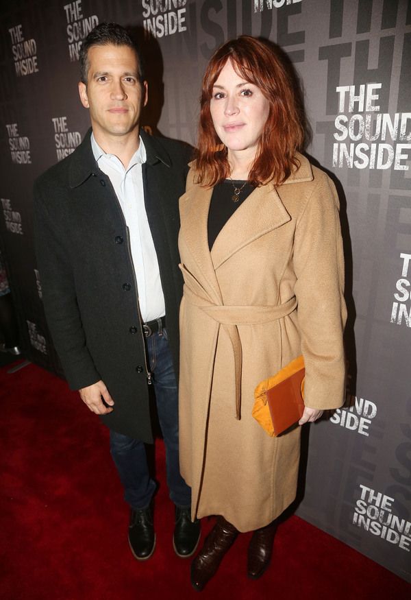 NEW YORK, NEW YORK - OCTOBER 17: Panio Gianopoulos and wife Molly Ringwald pose at th Photo