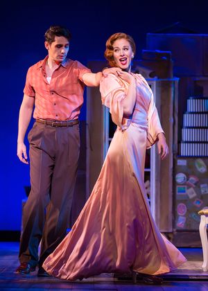 (L to R) Bobby Conte Thornton and Teal Wicks in LAST DAYS OF SUMMER at George Street Playhouse, October 15 thru November 10, 2019. Photo by T. Charles Erickson.
@ BroadwayWorld (L to R) Bobby Conte Thornton and Teal Wicks in LAST DAYS OF SUMMER at George Street Photo