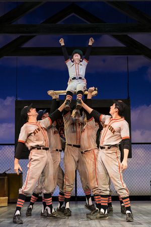 Julian Emile Lerner (Top) with Will Burton (Left), Bobby Conte Thornton (Right), and the company of LAST DAYS OF SUMMER at George Street Playhouse, October 15 thru November 10, 2019. Photo by T. Charles Erickson.
@ BroadwayWorld Julian Emile Lerner (Top) with Will Burton (Left), Bobby Conte Thornton (Right), and Photo