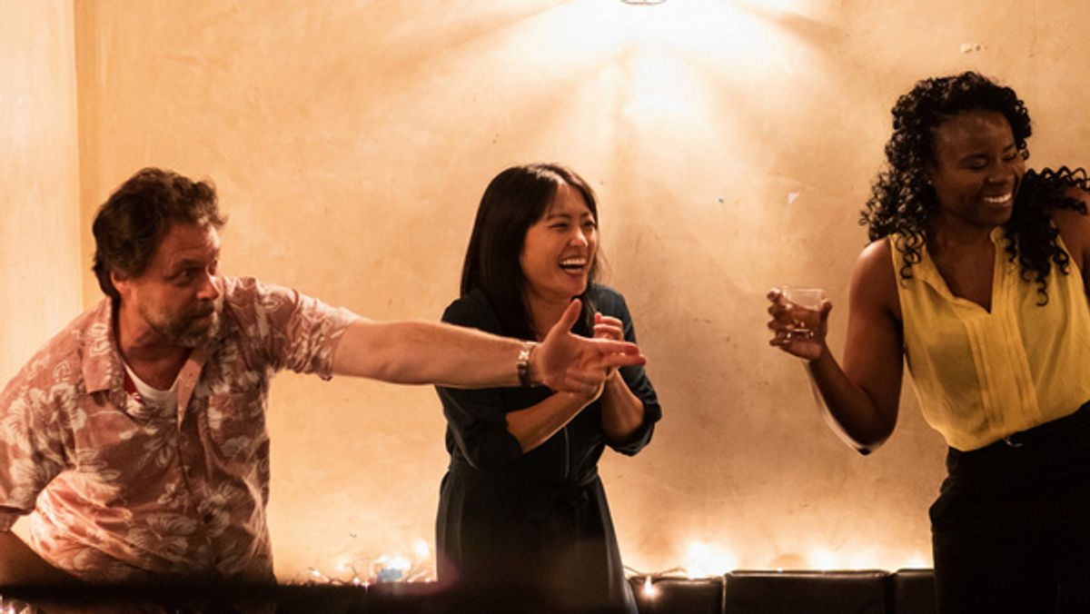 Stewart Walker, Sue Kim, and Cassandra Nwokah at 