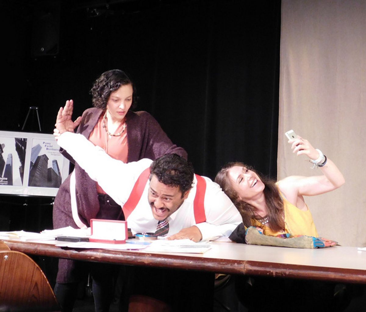 Samantha Mercado Tudda, Mario Claudio, Megan Simard at 